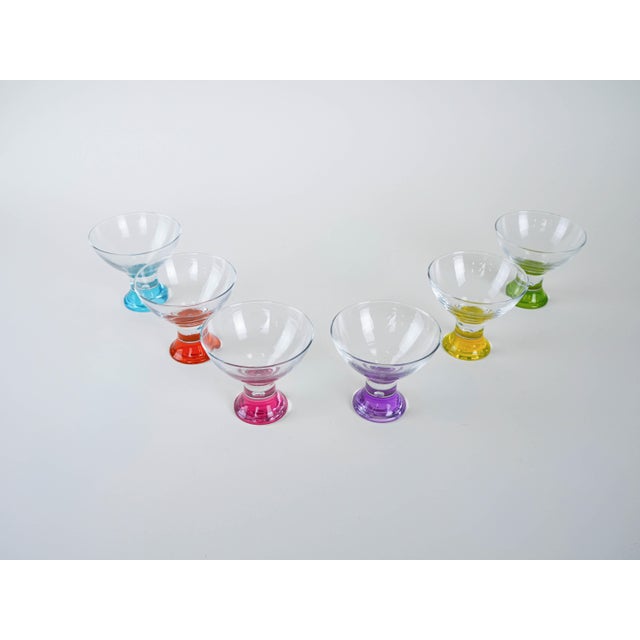 Vintage Italian Dessert Bowls, 1980s, Set of 6 For Sale - Image 4 of 9