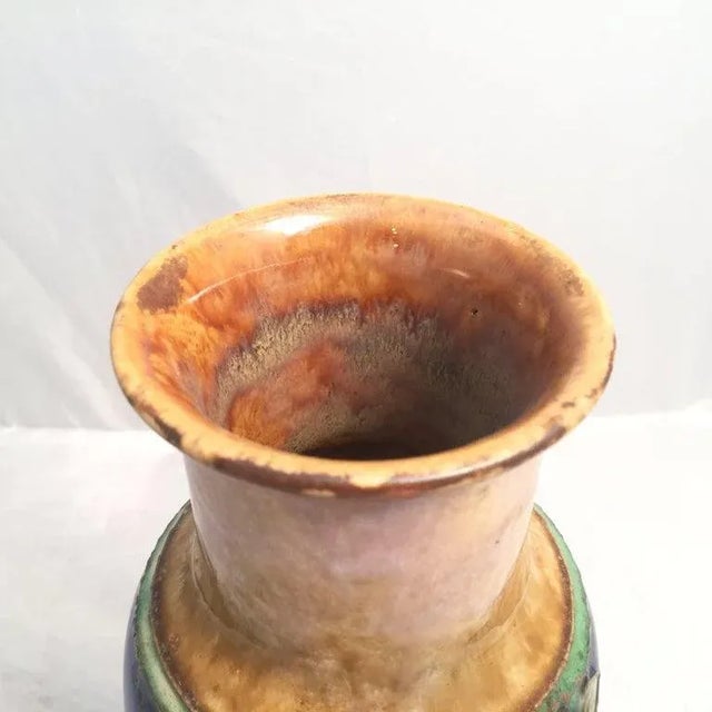 Royal Doulton Grape Cluster Vase From the Arts and Crafts Period For Sale - Image 10 of 12