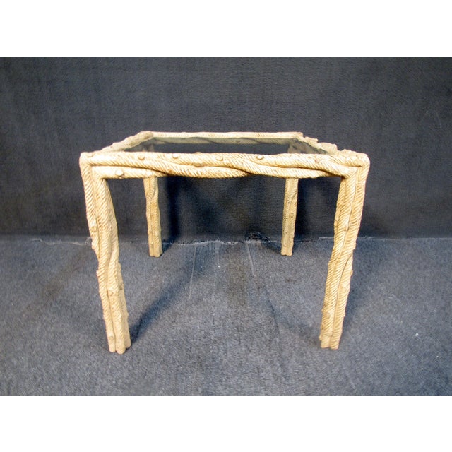 Mid-Century Modern Mid-Century Modern Glass Table For Sale - Image 3 of 9