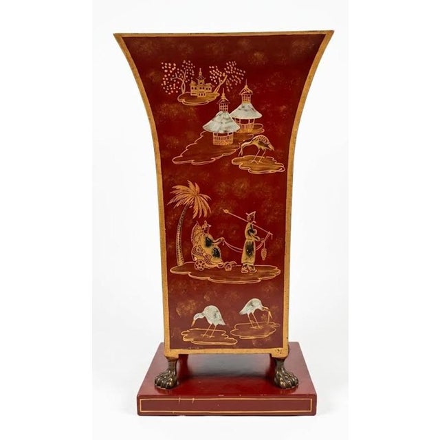 Make a striking statement in your foyer, entryway, or living space with this magnificent vintage imported Asian...
