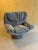 Textile Italian Grey Ill Poltrone Lounge Chair, 1970s For Sale - Image 7 of 12