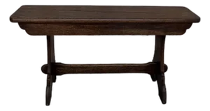 19th Century French Trestle Bench