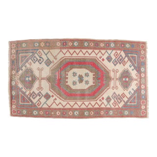 1960s Eclectic Living Room or Kitchen Rug For Sale