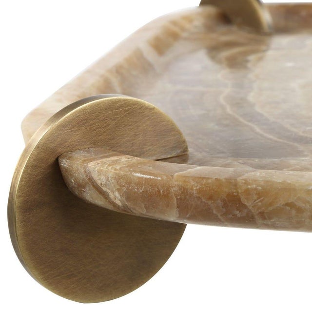 2020s Marble Brass Coin Tray For Sale - Image 5 of 6