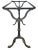 French Cast Iron and Marble Bistro Table, 1960s For Sale - Image 9 of 14