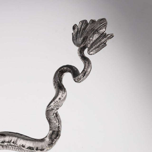 Silver 19th Century French Silver Plate Hippocampi, Mermaid & Shell Centrepiece, 1890s For Sale - Image 8 of 18