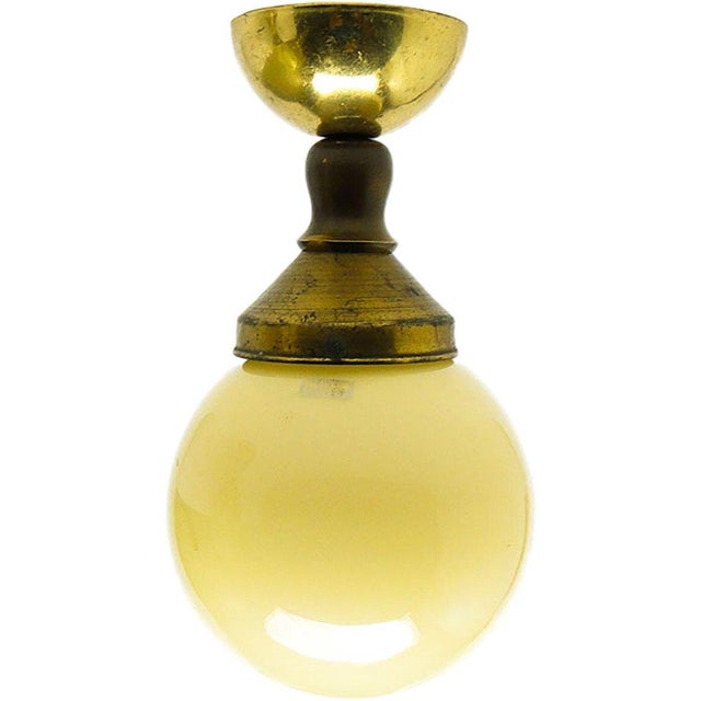 Art Deco Ceiling Lamp from Huta Zawiercie, Poland, 1930s For Sale - Image 17 of 17