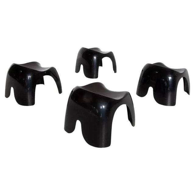 Plastic Stackable Childrens Stools by Stacy Dukes for Artemide, 1960s, Set of 4 For Sale - Image 7 of 10