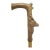 Deer Stag Head Carved Wood Handle Vintage Walking Stick Cane For Sale