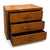 Luxury Tan Leather 3 Drawer Console, Handmade Leather Chest of Drawers, Vintage Trunk Style Nightstand, Brass Studded Storage Cabinet For Sale - Image 9 of 12