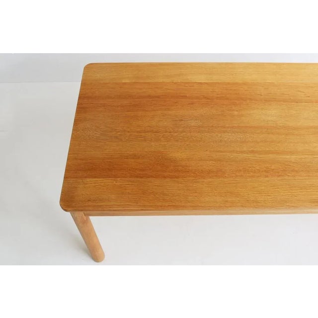 Børge Mogensen Large Oak Coffee Table by Borge Mogensen for Fredericia, 1950 For Sale - Image 4 of 13