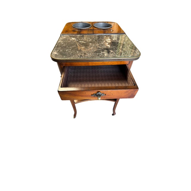 Brown Vintage Louis XVI Style Rafraîchissoir For Sale - Image 8 of 10