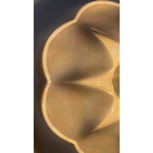 Mid-Century Iridescent Porcelain PAN Wall Lamp from Goebel, Germany, 1970s For Sale - Image 12 of 16