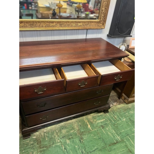 1940s Kling Furniture 3 Over 3 Dresser For Sale - Image 9 of 13