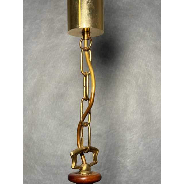 1960s Vintage Glass Pendant Lamp, Italy, 1960s For Sale - Image 5 of 11