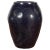 Oversized Vintage Thai Midnight Blue Glazed Water Vessel with Tapering Lines For Sale - Image 13 of 13