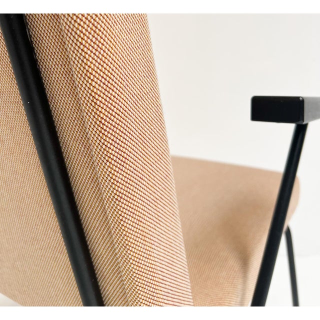 Cream Gispen 1407 Armchair by Wim Rietveld, 1950s For Sale - Image 10 of 15