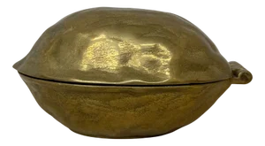 Walnut Shaped Nut Cracker in Brass, 1970s