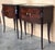 Early 20th Century Art Deco Italian Bedside Tables in Mahogany, 1950s, Set of 2 For Sale - Image 3 of 14