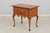Queen Anne Eldred Wheeler Tiger Maple Lowboy Dressing Table For Sale - Image 3 of 18