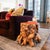 The organic form of this rootwood side table would have appealed to the refined tastes of Ming and Qing dynasty literati,...