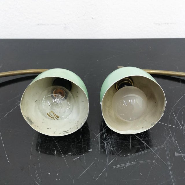 Mid-Century Italian Desk Lamp in Brass and Metal from Stilux Milano, 1950s, Set of 2 For Sale - Image 12 of 18