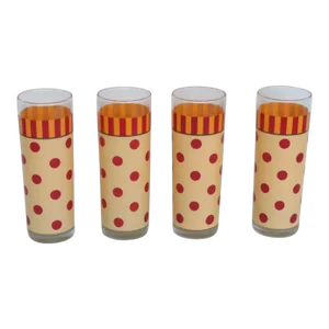 Gail Pittman Southern Living Provence Tumbler Water Juice Cups Set of Four
