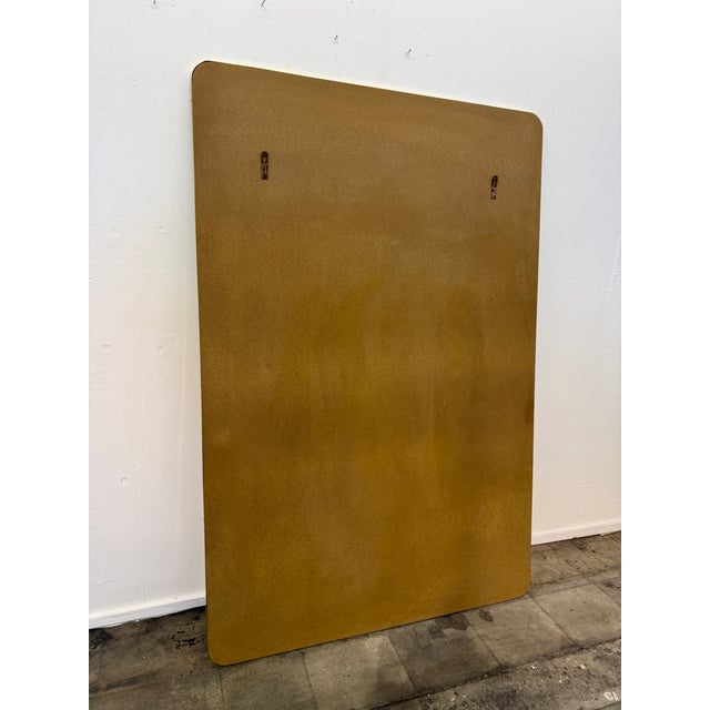 1970s Large Italian Brass Framed Mirror, 1970s For Sale - Image 5 of 7