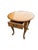 Wood Broyhill Lenoir House Round End Table With Ball-and-Claw Feet For Sale - Image 7 of 10