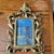 Vintage Ornate Cast Brass Art Nouveau Picture Frame Holds 4 X 6 Picture For Sale - Image 10 of 13