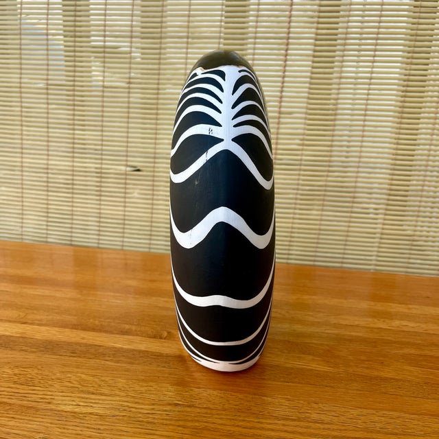 1990s Postmodern Studio Pottery Ceramic Sculpture Hand Signed by the Artist. For Sale - Image 11 of 12