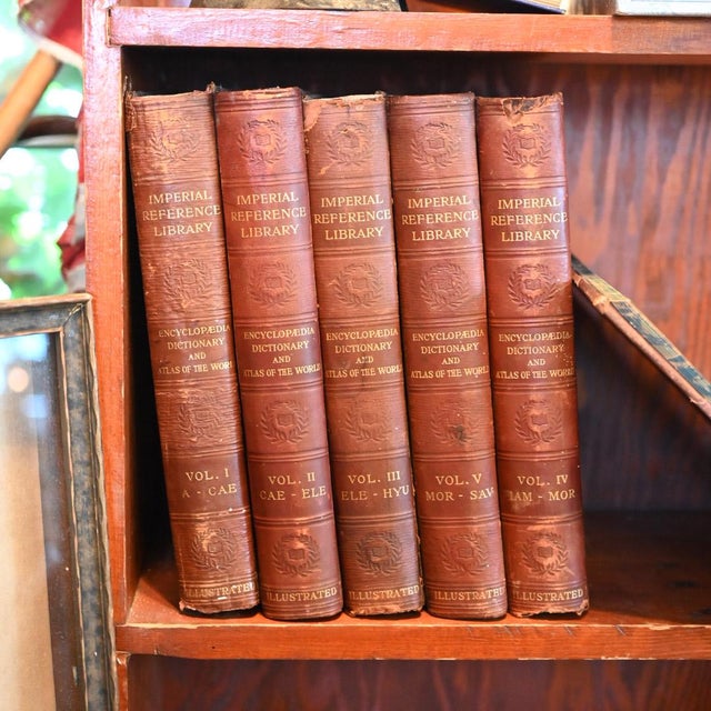 Full 6 Volume Set of 1896 “Imperial Reference Library: Encyclopedia, Dictionary, and Atlas of the World”. For Sale - Image 10 of 10
