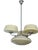 Lage Art Deco Pendant Light in Glass, 1930s For Sale