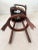 Wood Cherry Wood Custom Swivel Bar Stool Ethan Allen Style Vintage "Mint" Condition. For Sale - Image 7 of 12