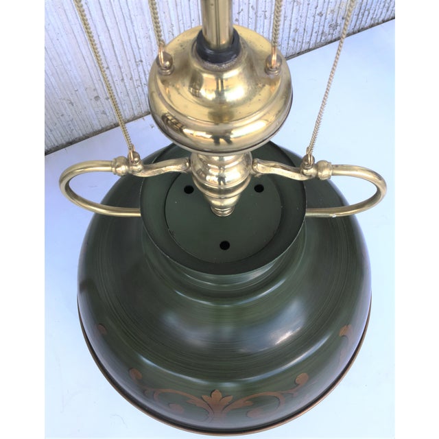 Mid-Century Modern Original 1960s Adjustable Height Scandinavian Hanging Light Made in Italy For Sale - Image 3 of 12