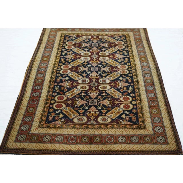 Brown Vintage Shirvan Rug 3'10'' X 6'0" For Sale - Image 8 of 11