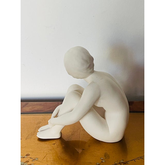 Antique Goebel Porcelain Figure of Youth For Sale - Image 4 of 5