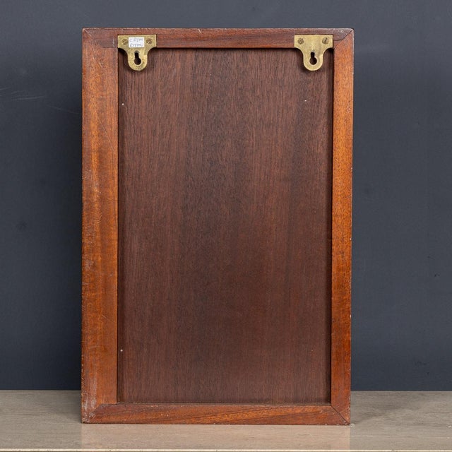 Vintage Striped Wood Perpetual Desk / Wall Calendar, 1970s For Sale - Image 18 of 18