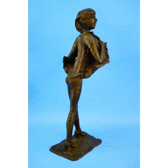 Augusto Conti, Nude Woman Gust of Wind, 1960s, Bronze For Sale - Image 6 of 18