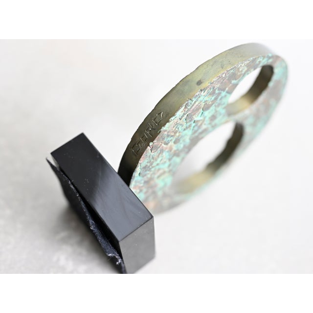 Vintage Bronze Sculpture by Gordon Hammond Smith For Sale In Detroit - Image 6 of 7