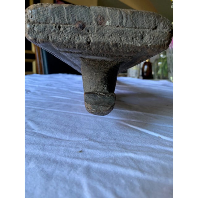 Antique Mediterranean Spanish Teakwood Concrete Floats Can Be Fun Door Pulls - Set of 2 For Sale - Image 11 of 11