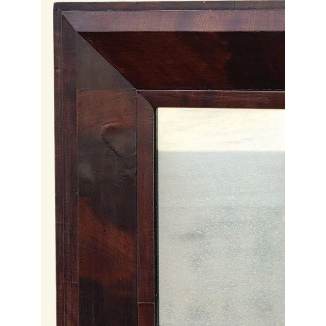 American Empire Flame Mahogany Mirror For Sale - Image 16 of 17