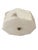 Late 20th Century Late 20th Century Modern Alabaster & Brass Flush Mount Ceiling Light For Sale - Image 5 of 9