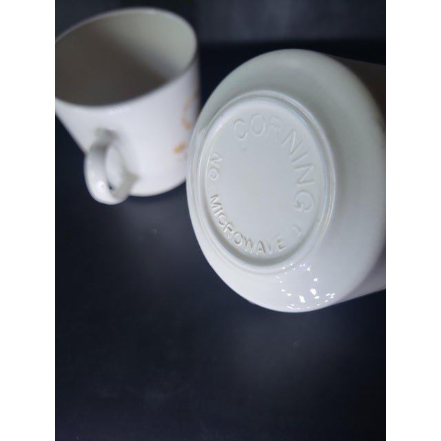 Corning Inc. 1980s Corelle Corning Ware Cherry Blossom Mugs For Sale - Image 4 of 10