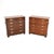 Brown Antique Military Campaign Chest of Drawers, 1930 For Sale - Image 8 of 9