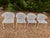 1970s Woodard “On the Terrace” Wrought Iron Patio Dining Set by Carolina Forge, Set of 5 For Sale - Image 10 of 12