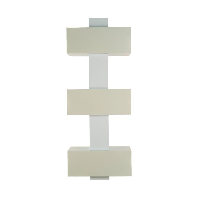 1990s Illuminated Totems in Lacquered Steel, Italy, 1990, Set of 2 For Sale - Image 5 of 8
