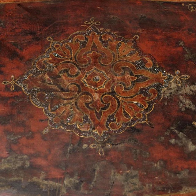 20th Century Working Table in Lacquered Oak, France For Sale - Image 6 of 11