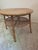 Antique American 2-Tier Woven Wicker Parlor Table With Metal Boot Feet For Sale - Image 13 of 15