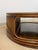 Mid 20th Century Pencil Reed Rattan Burlwood Inlay Round Coffee Table Gabriella Crespi Style Rare For Sale - Image 10 of 12